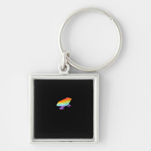 Goblincore Gay Frog Classic Key Ring (Front)
