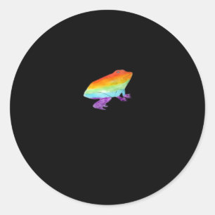 Goblincore Gay Frog Classic Round Sticker