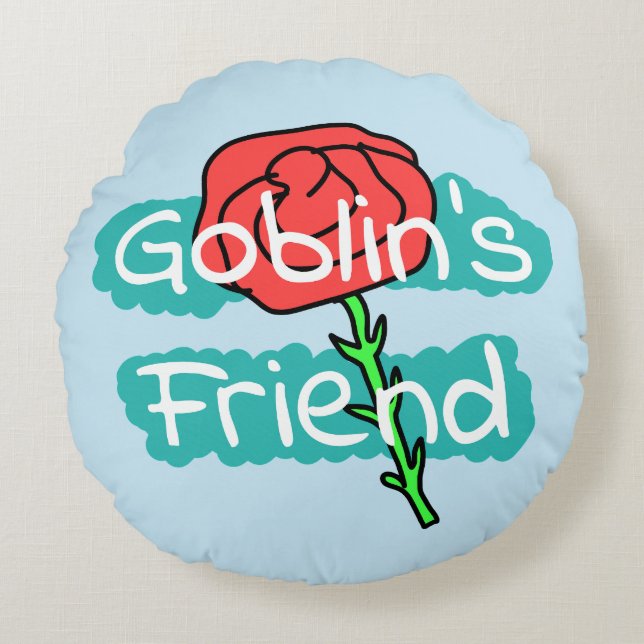 Goblin's Friend Korean Drama Lover Round Cushion (Front)