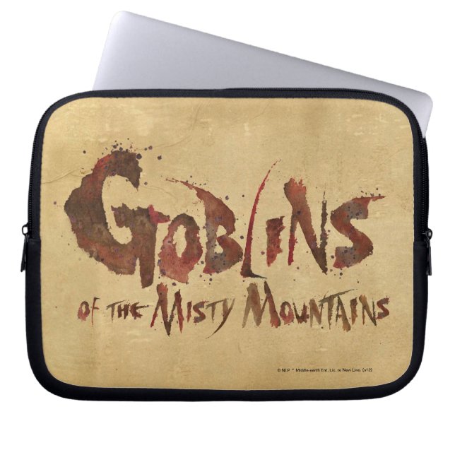 Goblins of the Misty Mountains Laptop Sleeve (Front)