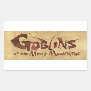 Goblins of the Misty Mountains Rectangular Sticker