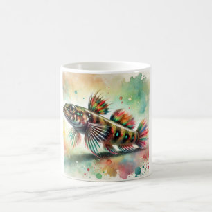 Goby Fish 190724AREF126 - Watercolor Coffee Mug