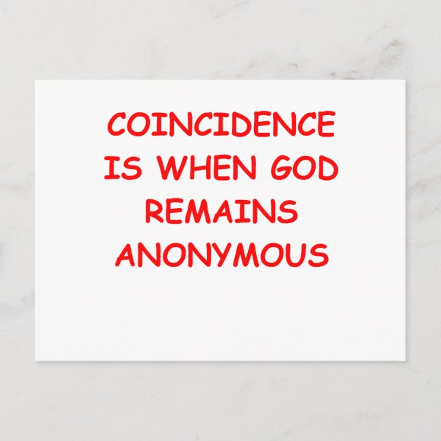 GOD4 POSTCARD (Front)