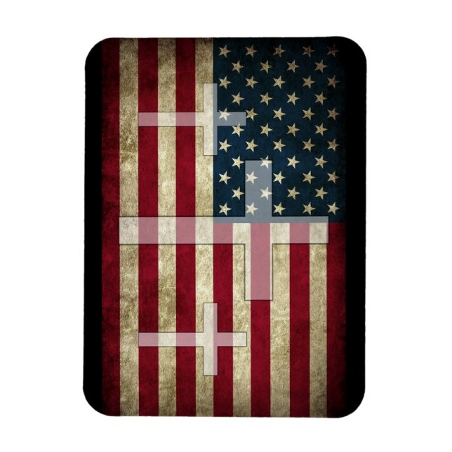 God and Country  Magnet (Vertical)