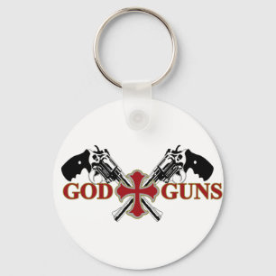 God And Guns Key Ring