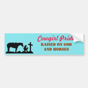 God And Horses Bumper Sticker