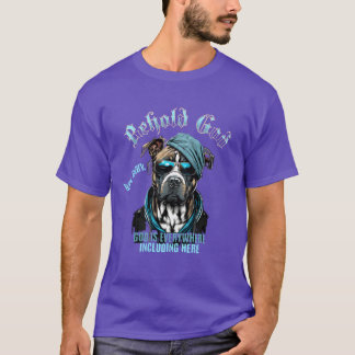 God andhe Dog boy family T-Shirt