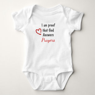 God Answers Prayers Bodysuit