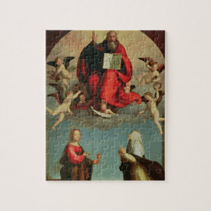 God appearing to St. Mary Magdalen and St. Catheri Jigsaw Puzzle