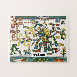 God Azteca Tláloc Jigsaw Puzzle