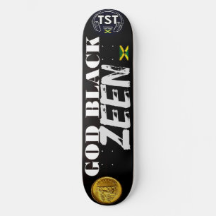 GOD BLACK ZEEN 8 1/2" Skateboard Deck