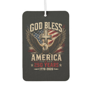 God Bless America 250 Years 1776-2026 Car Air Freshener