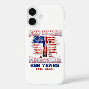 God Bless America 250 Years 1776 2026 iPhone 16 Case