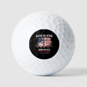 God Bless America 250 Years 1776-2026 Christian Cr Golf Balls
