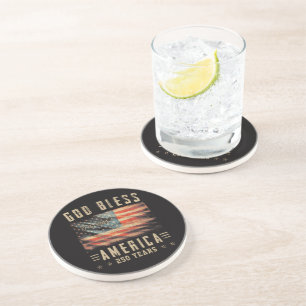 God Bless America 250 Years 1776-2026 Coaster