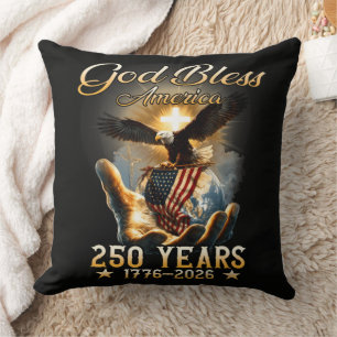 God Bless America 250 Years 1776-2026 Cushion