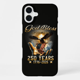 God Bless America 250 Years 1776-2026 iPhone 16 Plus Case