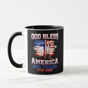 God Bless America 250 Years 1776 2026 Mug