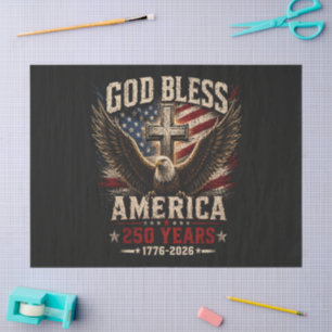 God Bless America 250 Years 1776-2026 Tissue Paper