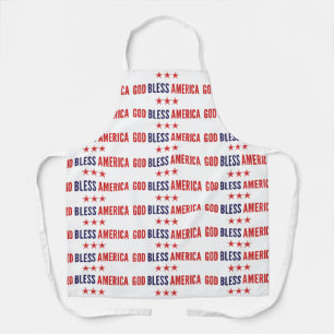 God Bless America Apron