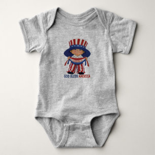 God Bless America "Baby Bodysuit