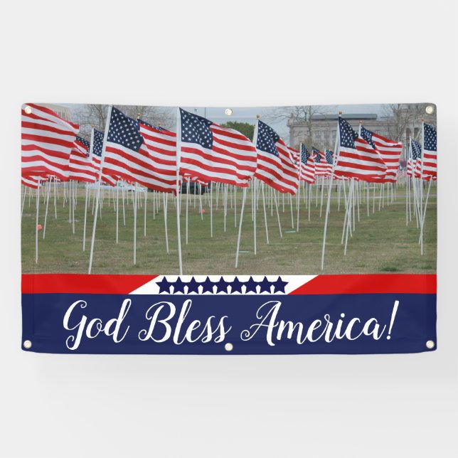God Bless America Banner (Horizontal)