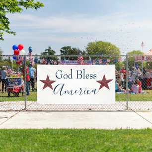 God bless America  Banner