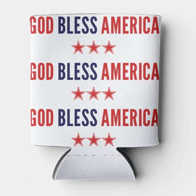 God Bless America Can Cooler (Front)