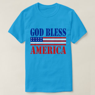 God Bless America Classic Patriotic T-Shirt