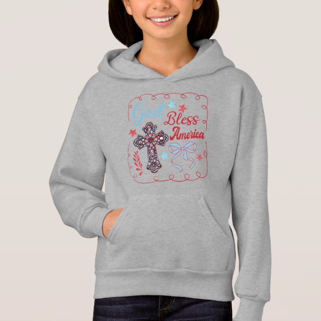 God Bless America Cross Design (Front)