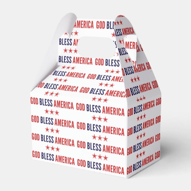 God Bless America Favour Box (Front Side)