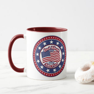 God Bless America Flag 1776-2026 Mug