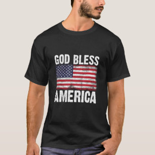 God bless america for patriotic 4th of July T-Shirt