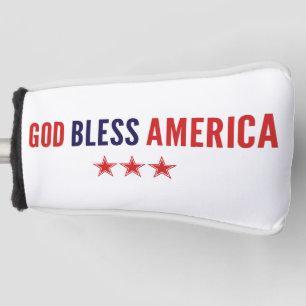 God Bless America Golf Head Cover