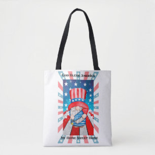 God Bless America  Home Sweet Home  Tote Bag