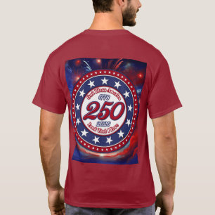 God Bless America Land That I Love Graphic Fire R T-Shirt