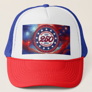 God Bless America Land That I Love Graphic Fire R Trucker Hat