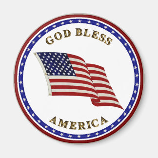 God Bless America Magnet