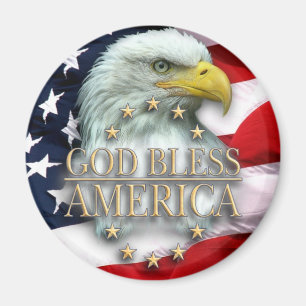 God Bless America Magnet
