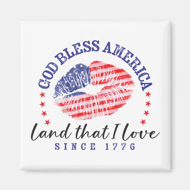 God Bless America - Magnet (Front)