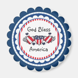 God Bless America Magnet