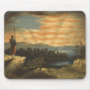 GOD BLESS AMERICA MOUSE PAD