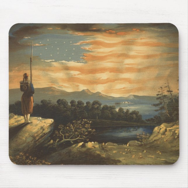 GOD BLESS AMERICA MOUSE PAD (Front)