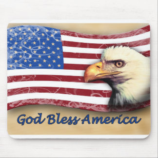 God Bless America Mouse Pad