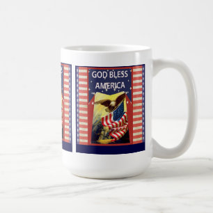God Bless America mug