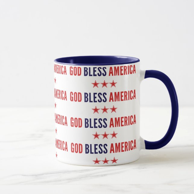 God Bless America Mug (Right)