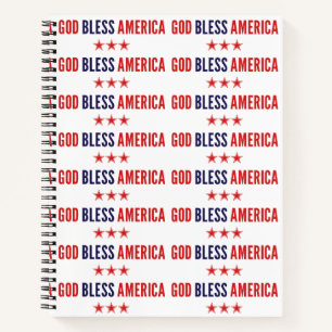 God Bless America Notebook