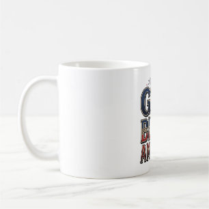 God Bless America Patriotic Cross Vintage Shirt_1 Coffee Mug
