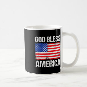 God Bless America Patriotic Happy 4th Of July For  Coffee Mug