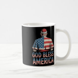 God Bless America Pope Leo Xiv (on Back)  Coffee Mug